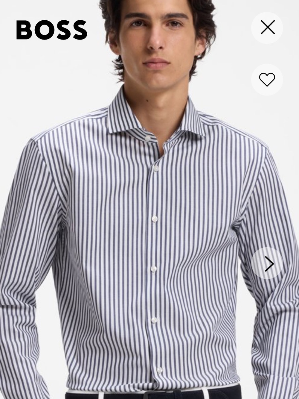 Hugo Boss Slim Fit Easy Iron Shirt